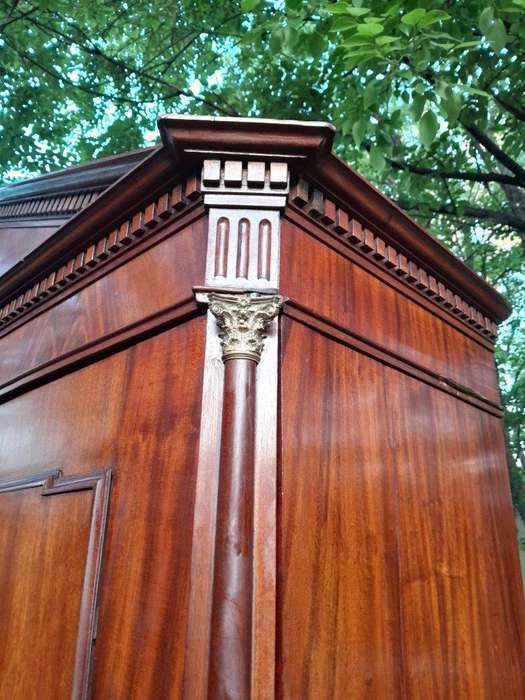 A Late 18th Century / Circa 1780 Dutch Mahogany Neoclassical Mahogany Cabinet /  Armoire With Loc...