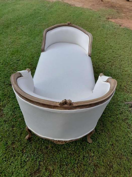 A 20th Century French Bergere Duchess Louis XV  Style Chaise Lounge