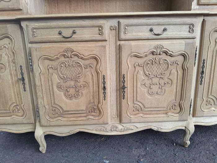 A 20th Century French Style Carved Wooden Sideboard / Server / Drinks Cabinet In A Contemporary N...