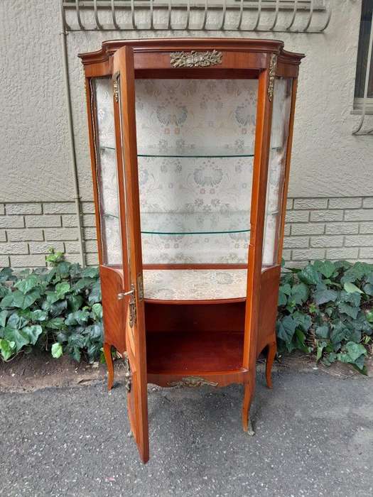 A 20th Century French Style Vitrine With Gilt Mounts