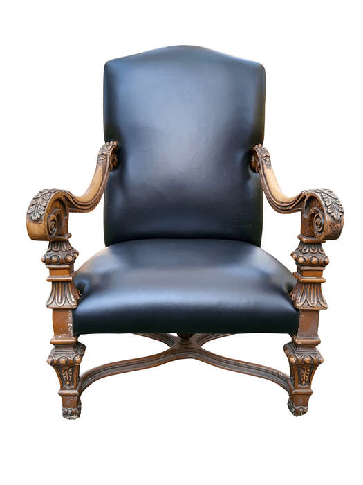 High Back Occasional Arm Chair
