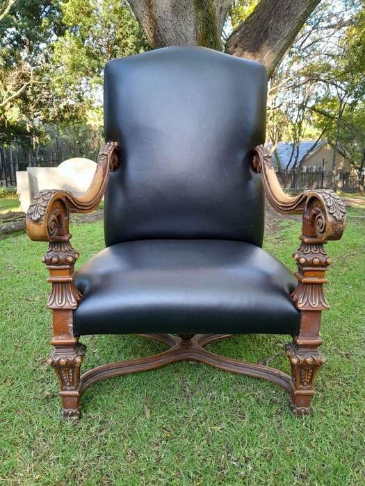 High Back Occasional Arm Chair