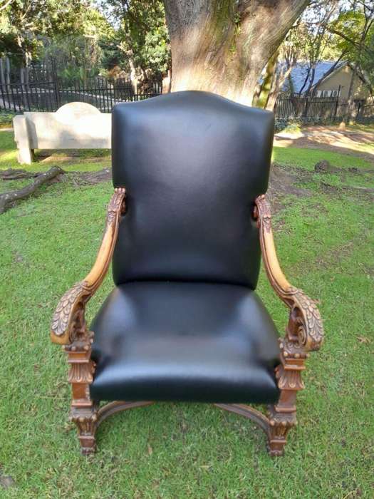 High Back Occasional Arm Chair