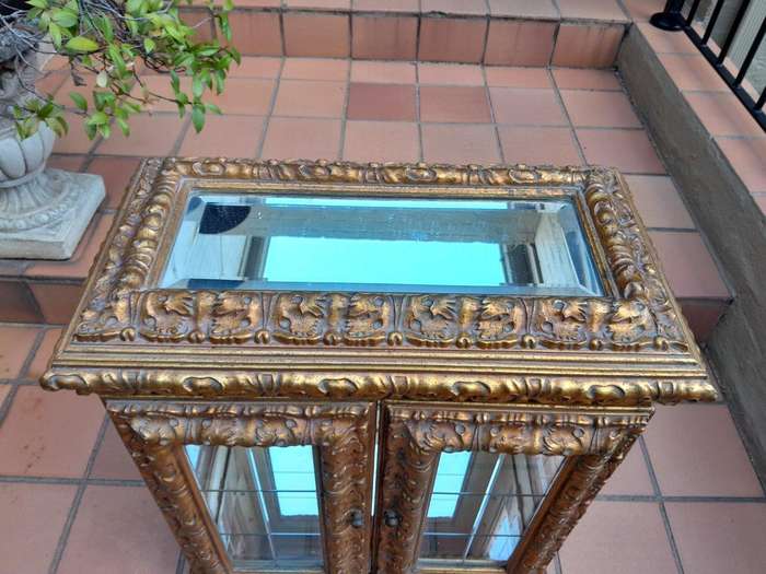 A 20th Century French Baroque Style Display Cabinet