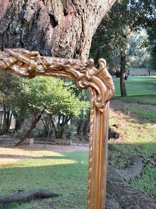 A French Rococo Style Ornately Carved and Gilded Bevelled Mirror 6