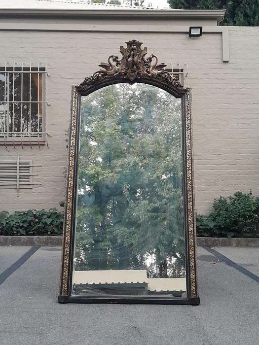 A 20TH Century Carved Gilt-Wood Mirror of Large Proportions