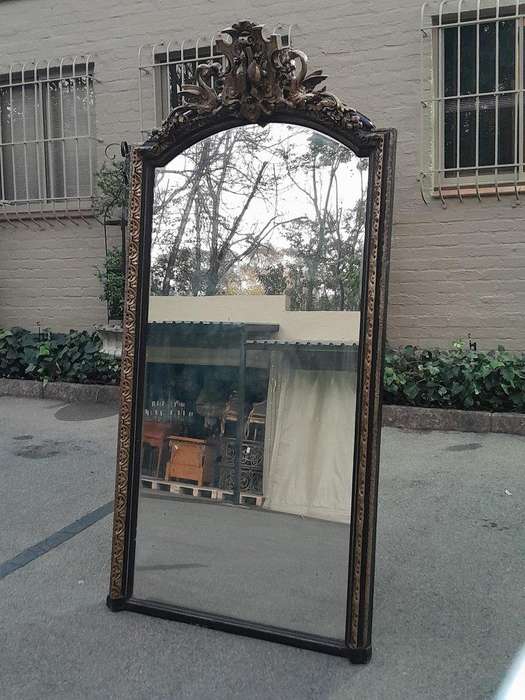 A 20TH Century Carved Gilt-Wood Mirror of Large Proportions