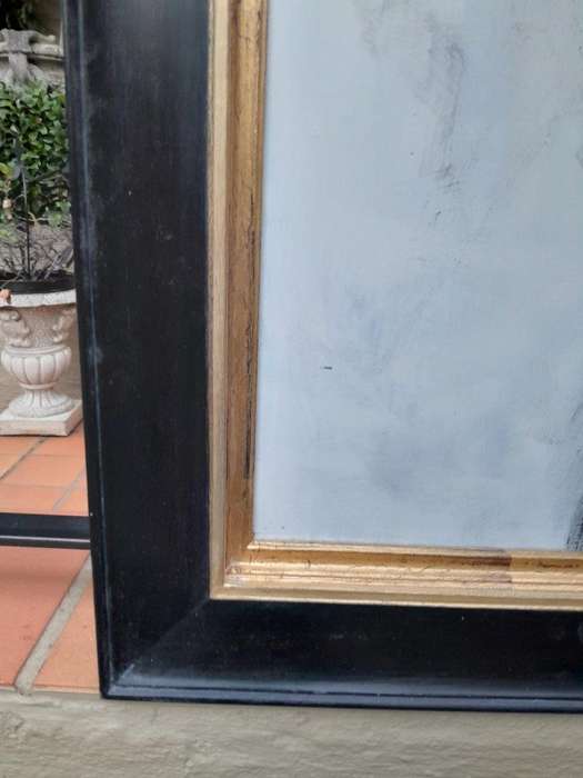 An Ornately Framed Abstract Composition Signed and Framed in a Handmade Frame