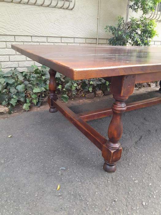 A 20th Century Refectory / Dining Table of Large Proportions By Gregory Grant (10-12 Seater)