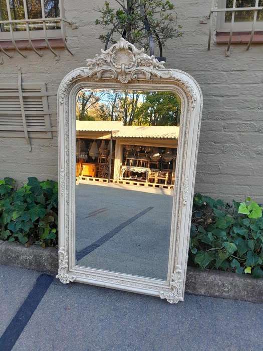 A 20th Century  French  Bevelled Mirror