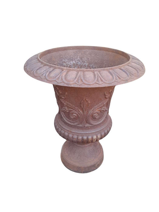 A  20th Century French Cast Iron Urn of Large Proportion