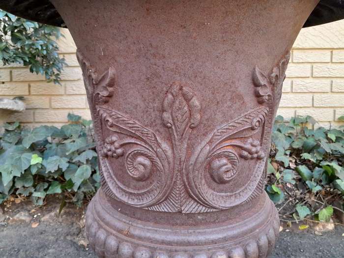 A  20th Century French Cast Iron Urn of Large Proportion