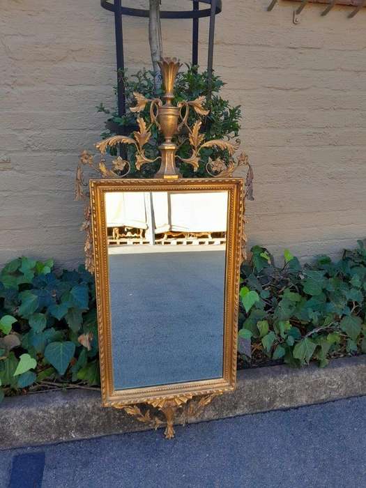A 20th Century French Style  Gilded Mirror