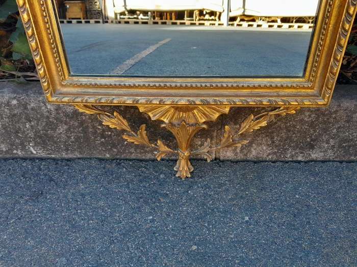 A 20th Century French Style  Gilded Mirror