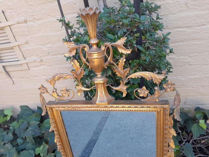 A 20th Century French Style  Gilded Mirror