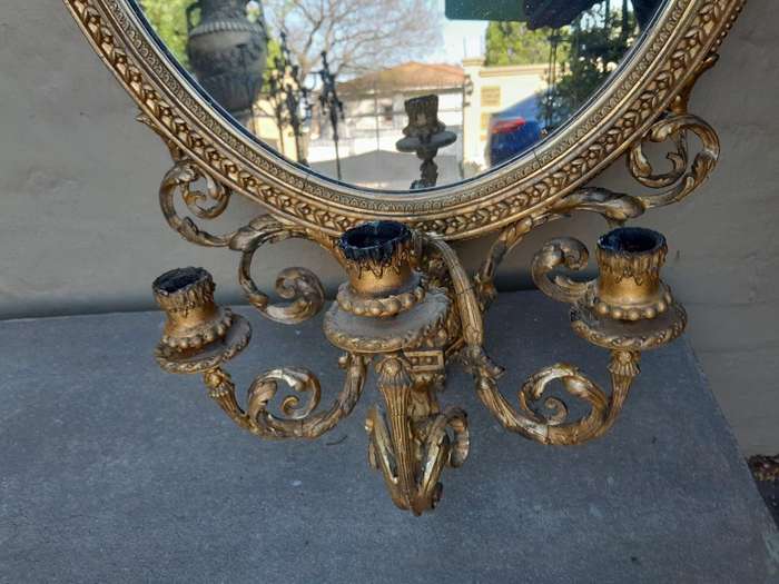 A Rare Pair of 19th Century Ornately Carved and Gilded Mirrors of Large Prroportion