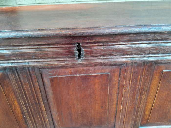 A Late 19th Century Oak Kist