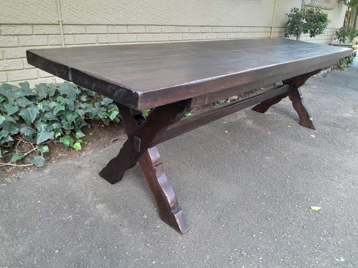A 20th Century Rare an Exceptional Large Oak Refectory / Dining / Entrance Table (10 Seater)