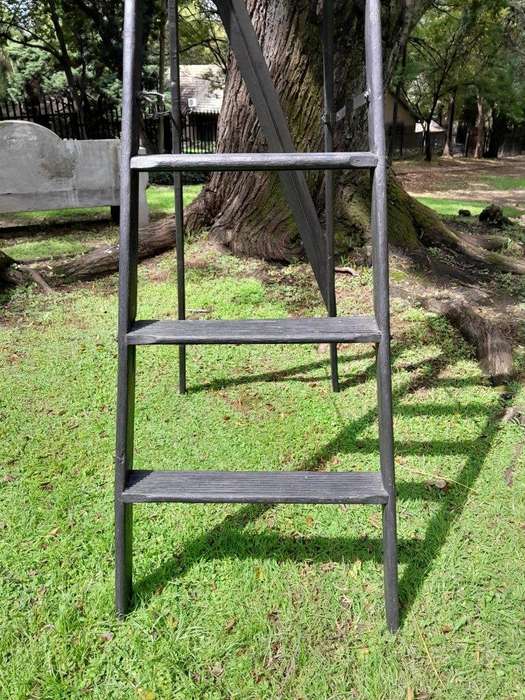 A 20th Century Painted Decorative Study / Library Ladder