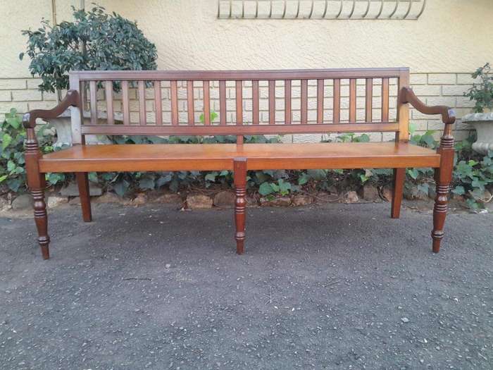 An Antique 19th Century Wood Bench