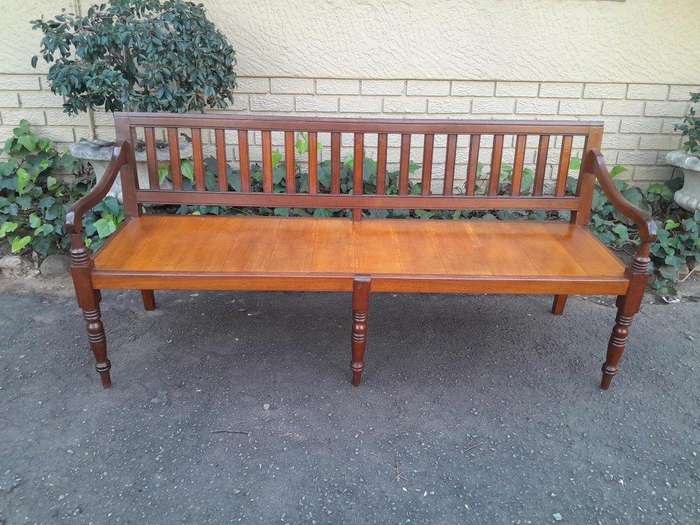 An Antique 19th Century Wood Bench