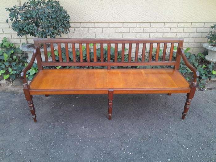 An Antique 19th Century Wood Bench