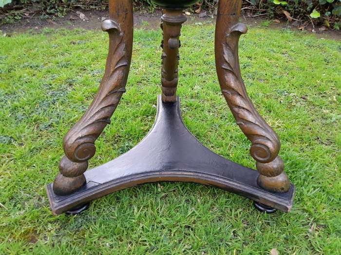 A Rare Pair Or Tall And Ebonised Plinths / Display Stands