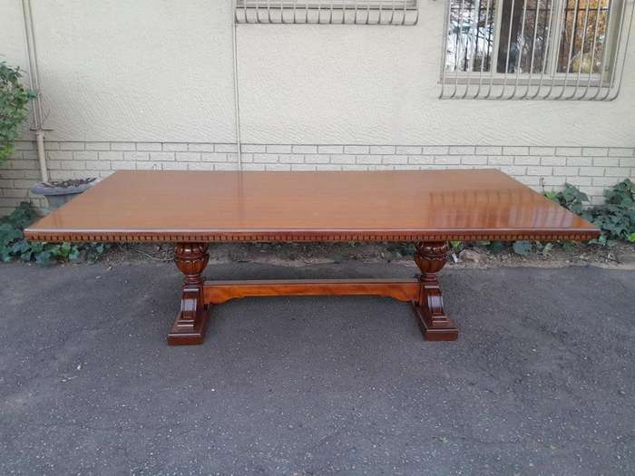 A 20TH Century French Walnut Refectory Table