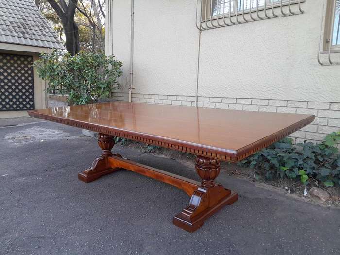 A 20TH Century French Walnut Refectory Table