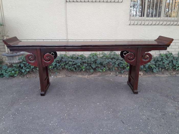 A 19th Century Qing Dynasty Table / Entrance Table / Server With Two Drawers