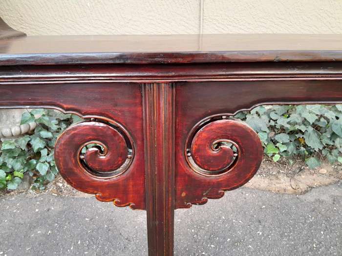 A 19th Century Qing Dynasty Table / Entrance Table / Server With Two Drawers