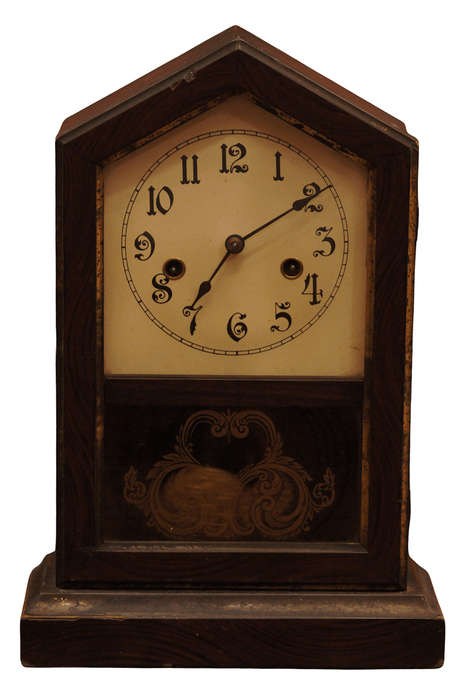 Antique New Haven Gem Striking Chime Clock ND