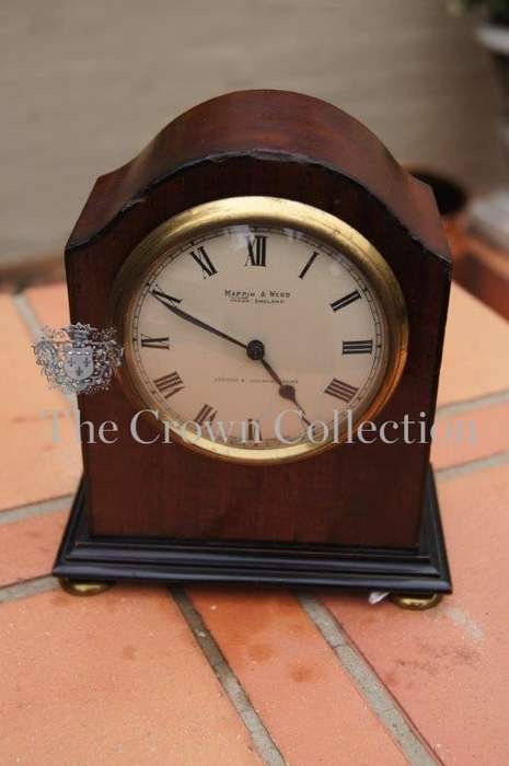 Mahogany Mantle Clock Mappin & Webb ND