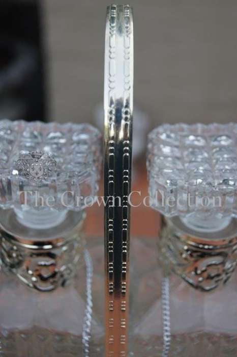 Vintage Silver Plated Tantalus (2 Decanter Set)