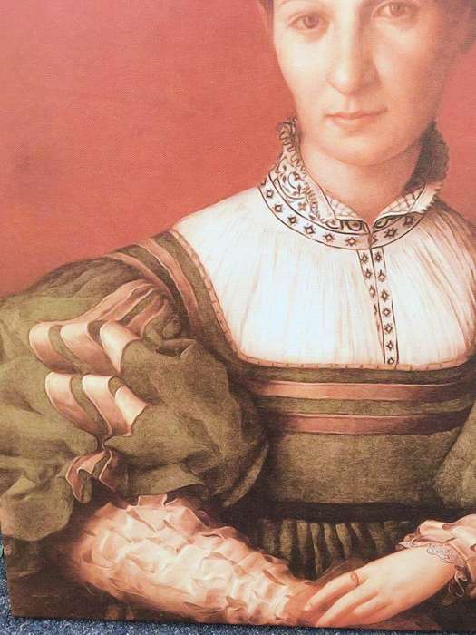 Canvas - Lady with Collar Dress