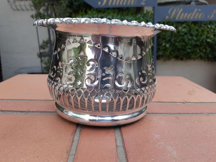 19th Century Silver Plate Wine Coaster
