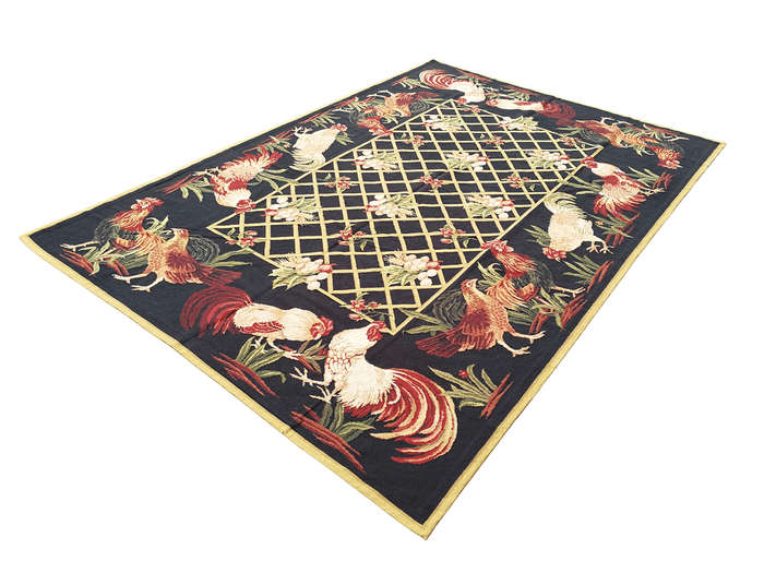A Needlepoint Woven Carpet