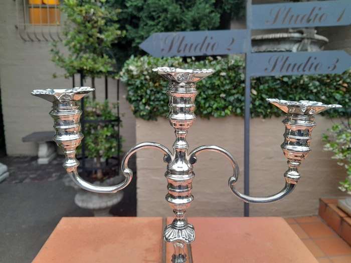 A Pair Of Elizabeth Ll Silver Candlesticks By Mappin & Webb Birmingham 1972
