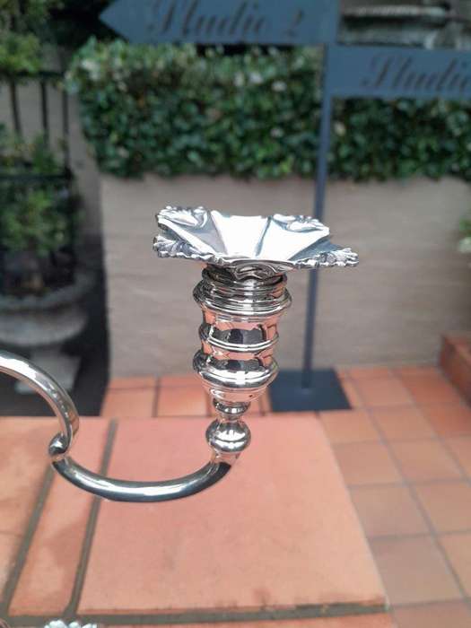 A Pair Of Elizabeth Ll Silver Candlesticks By Mappin & Webb Birmingham 1972