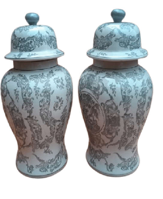 A 20th Century Set  Of Four Ceramic Ginger Jars