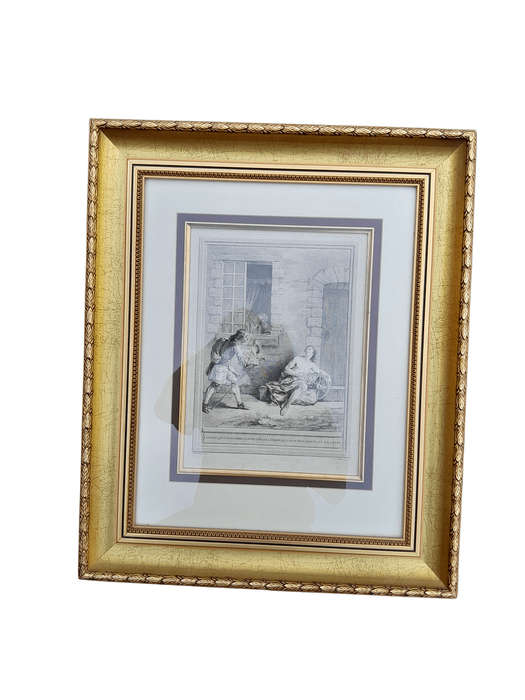 A 20th Century French Etching By Jean-Baptiste Oudry