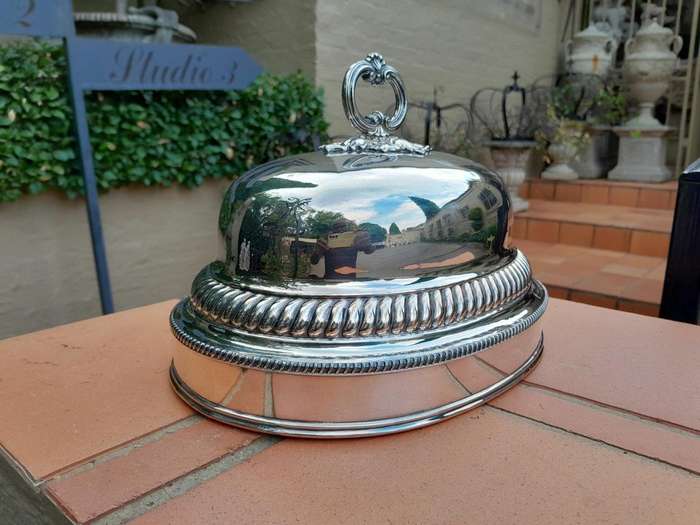 A Regency Style Electroplate Food Dome