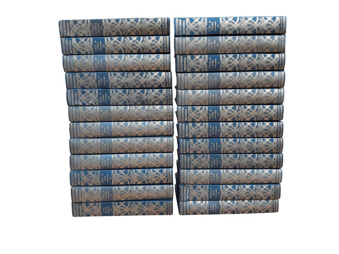 An Early 20th Century Circa 1932 Full Set of 14th Edition Encyclopaedia Britannica.  Twenty-Four...