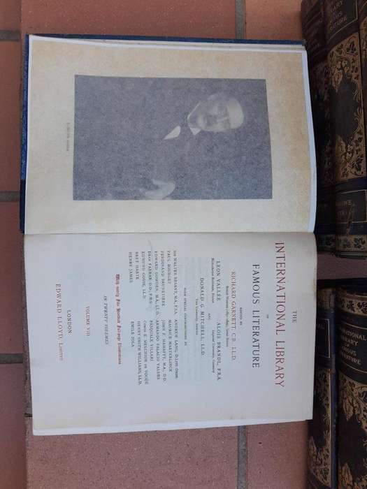 An Antique Collection of Twenty Books The International Library of Famous Literature