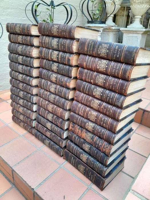 A 19th Century Set Of  Thirty Five Volumes Of Encyclopedia Britannica. Publisher A &C Black