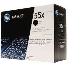 HP 55X Original Toner Cartridge  Black  CE255X  HP LaserJet Toner