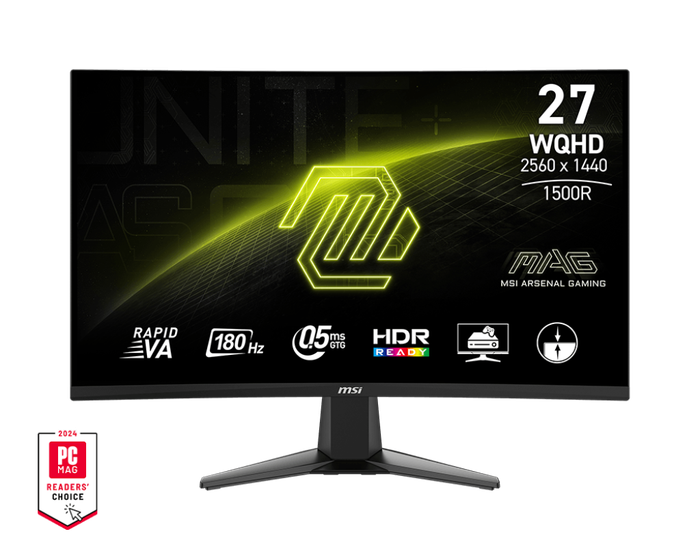 Visualize your victory with MSI MAG 27CQ6F gaming monitor
