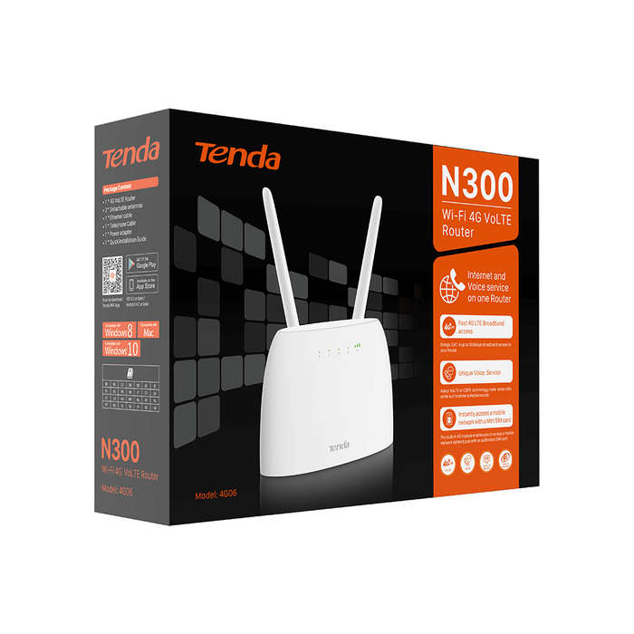 4G06 N300 Wi-Fi 4G VoLTE Router