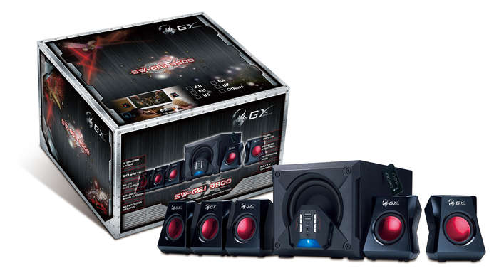 GENIUS SPEAKER, SW-G5.1 3500 SPEAKER