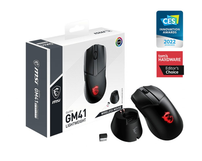 MSI CLUTCH GM41 LIGHTWEIGHT GAMING MOUSE